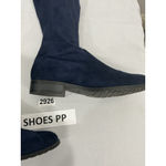 Unisa Womans Unadivan Size 9 M Navy Faux Suede Pull On Otk Boots Photo 2