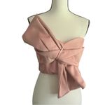 DO+BE mauve pink Large Bow Boning Bustier. Size L. Photo 4