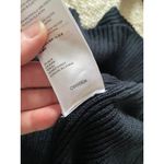 Free People  Solid Gold Ribbed Skirt Black L NWT Flared Knit Cozy Casual Photo 7