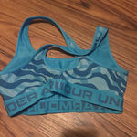 Under Armour Under Sports Bra Armour Blue Medium Women’s Compression Photo 0