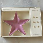 NWT Pink Star Jewelry Tray and Stud Set Photo 0