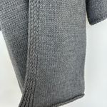 Heartless Jeans chunky knit open front bell sleeveed dark gray cardigan size Sm Photo 4