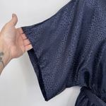 Baltic Born  Savannah Kimono Sleeve Maxi Dress Womens Medium Blue Leopard Print Photo 4