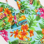 Kathy Ireland Vintage 90s Tropical Swim Dress Photo 9