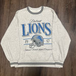 Abercrombie & Fitch  Vintage Style NFL Detroit Lions Crewneck Sweatshirt Photo 0