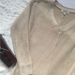 Olive & Oak Anthropologie  Neutral Cream Sweater Sz Medium Photo 2
