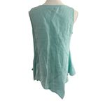 For Cynthia Light Aqua Linen Blend Tank Top Size S Photo 1