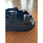 ICCON Cris Cavallari Icconic Velcro Strap Dad Sandals in Black, sz 245 [7.5] Black Photo 3