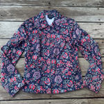 Pendleton  Jacobian Floral Paisley Cotton Zip-Up Jacket, Size XS Photo 0