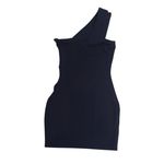 superdown Rockie One Shoulder Dress In Navy Size Small Photo 2