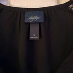 Daytrip Black Buckle  Lace Mesh Blouse Small Photo 3