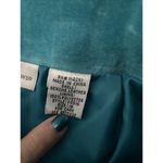 Newport News  Women's Turquoise Blue Leather Pencil‎ Skirt Size 18 Western Rodeo Photo 9