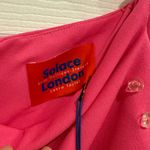 Solace London BNWT  Crocket Strappy Maxi Dress in Magenta Pink Size small Photo 4