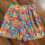 Talbots 100% Silk VTG  High Waist Mom Shorts Flowy Photo 0