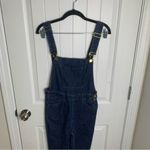 We Wore What ‎ Revolve blue navy denim skinny overalls size small Photo 2
