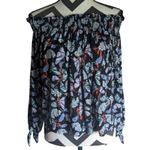 Free People We The Free L Off-Shoulder Smocked Floral Blouse Photo 1