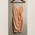 Black Halo Light Orange Bowery Midi Sheath Dress Photo 1