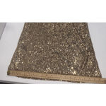 Hugo Boss  Sequined Side Slit Tank Blouse Women's Size Large Champagne Gold NEW Photo 6