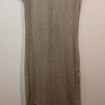 SheIn  Women’s Sheer Tan Sleeveless Beach Knit‎ Cover Up Dress Size M/L Photo 0