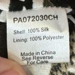 Parker  Women's Skirt Pleated A line Stretch Canvas Zipper Back Black/White Sz. 4 Photo 7