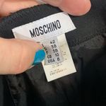 Moschino Black Wool Tweed Classic Straight MIDI Skirt W-384 Size 8 Photo 5