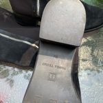 Ivanka Trump  Black Suede Buckles Knee High Stretchy Back Boots 9 Photo 3