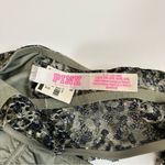 PINK - Victoria's Secret  Small Green Camo Unlined Lace Bralette Photo 5