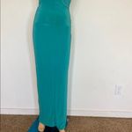 Cameo Elegant Teal Evening Gown Photo 7