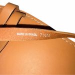 Madewell  The Boardwalk Tan Leather Skinny Strap Slide Sandals Shoes size 7.5 Photo 5