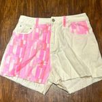 Funky Denim Shorts White Size M Photo 0