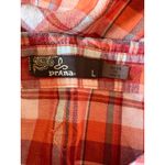 prAna  Plaid Shirt Womens Size L Organic Cotton Soft Button Down Roll Sleeve Hike Photo 1