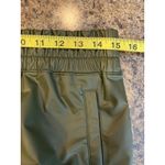 Aerie Offline Real Luxe Wide Leg Olive Green Vegan Leather Pants Medium Photo 6
