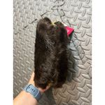 NWT Stephanie Johnson Saks Fifth Avenue Faux‎ Fur Makeup Cosmetic Pouch Case Brown Photo 7