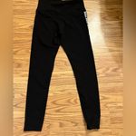PINK - Victoria's Secret Victoria's Secret PINK High Waist Cotton black Leggings spell out leg medium Photo 3
