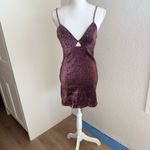 H&M  Shimmering Mauve Pink Mini Dress Size Small Festive Party Date NYE Sparkly Photo 6