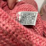 UGG  AUSTRALIA CLASSIC CARDY KNIT SWEATER PINK WOVEN BUTTON BOOTS Photo 8
