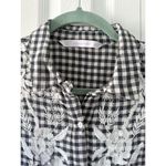 ZARA Gingham Embroidered Tunic Dress Photo 1