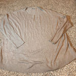 Loft Women's XL Beige Knit Sweater Pullover Long Sleeve Relaxed Fit Casual Top Photo 0