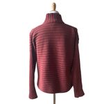 Bryn Walker  Copper Brown Ribbed Zip Sweater Small Photo 90