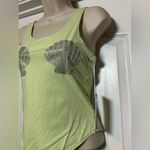 Forever 21 NWT Green Mermaid Glitter Seashell Tank Top Stretch Cute Bodysuit Photo 3