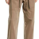 Brunello Cucinelli  Italian Paperbag Brown Belted‎ Trouser Pants Size 2 Photo 0