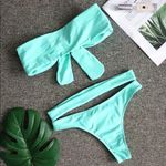 HP🎉NEW Boutique Bikini Sky Blue Gemstone 💎 Bling Photo 6