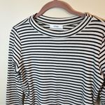 Cherish ✨  Women’s Black & White Striped Long Sleeve Cinches Small Photo 1