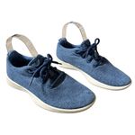 Allbirds Washable Wool Runners Womens Size 8 Blue Low Top Laced Photo 2