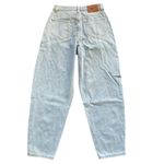 Cider  High Waisted Jean Womens Sz 0 Tapered Ankle Wide Leg New Photo 5