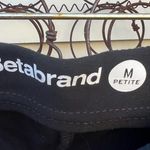 Betabrand  Black Straight Leg Two Pocket Dress Yoga Pants Photo 2