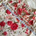 Blu Pepper Ruffled Red and Cream Blouse Size Small Photo 8