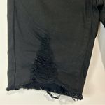 Wild Fable Women’s Distressed High Rise Denim Bike Shorts Black Size 6 EUC Photo 2