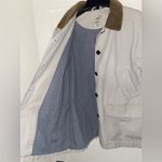 L.L.Bean PM Lined Canvas Field/Barn Chore Jacket Tan Brown Corduroy Accents Size M Photo 6