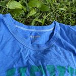 Old Navy  Women's Blue and Green T-shirt Photo 1